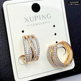 Сережки Xuping18К 20250 (1,6см)